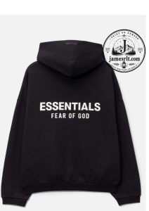 Essentials Fleece Hoodie off black %E2%80%93 H2sneaker
