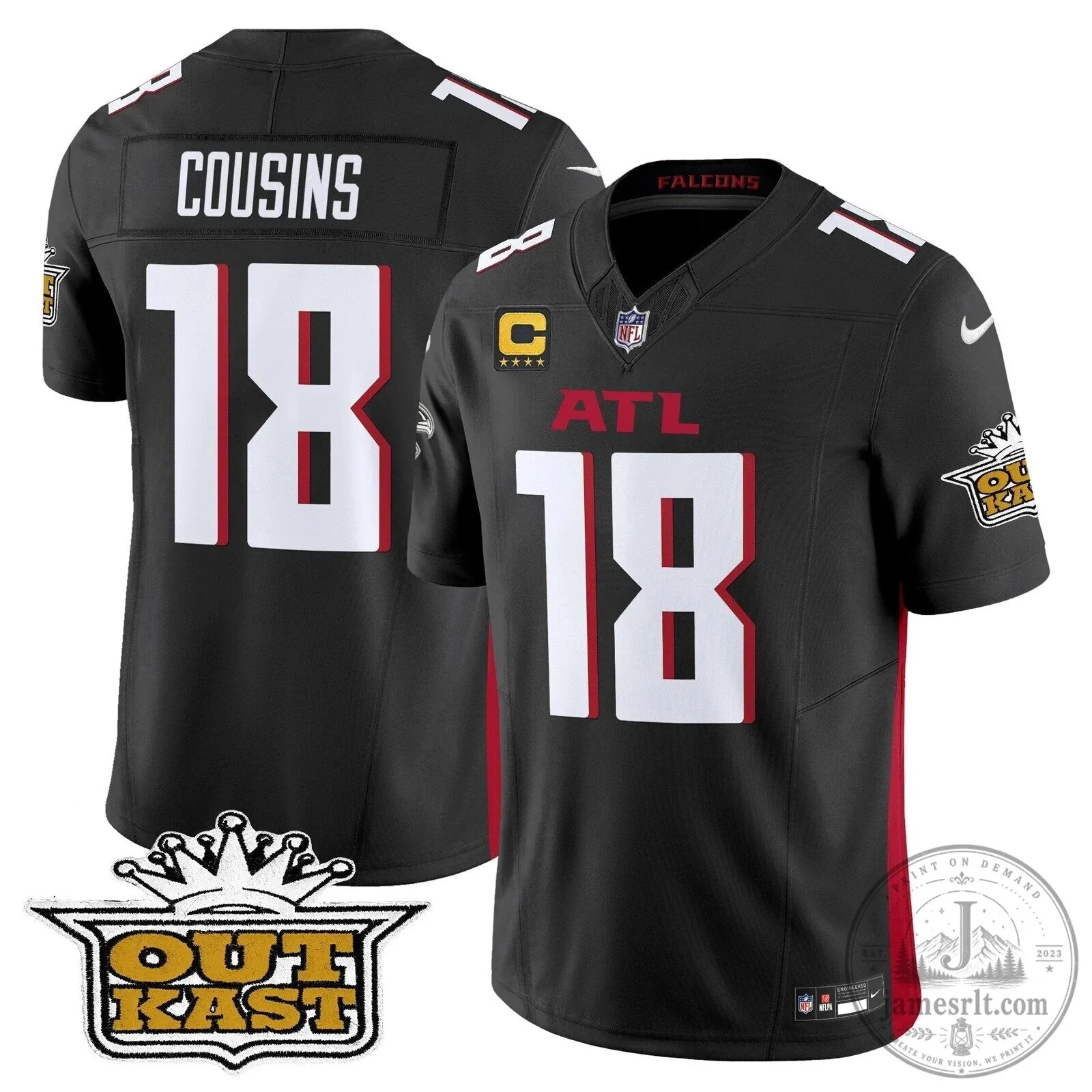Atlanta Falcons Kirk Cousins 18 Vapor Limited Football Jersey 55 Atlanta Falcons Kirk Cousins 18 Vapor Limited Football Jersey