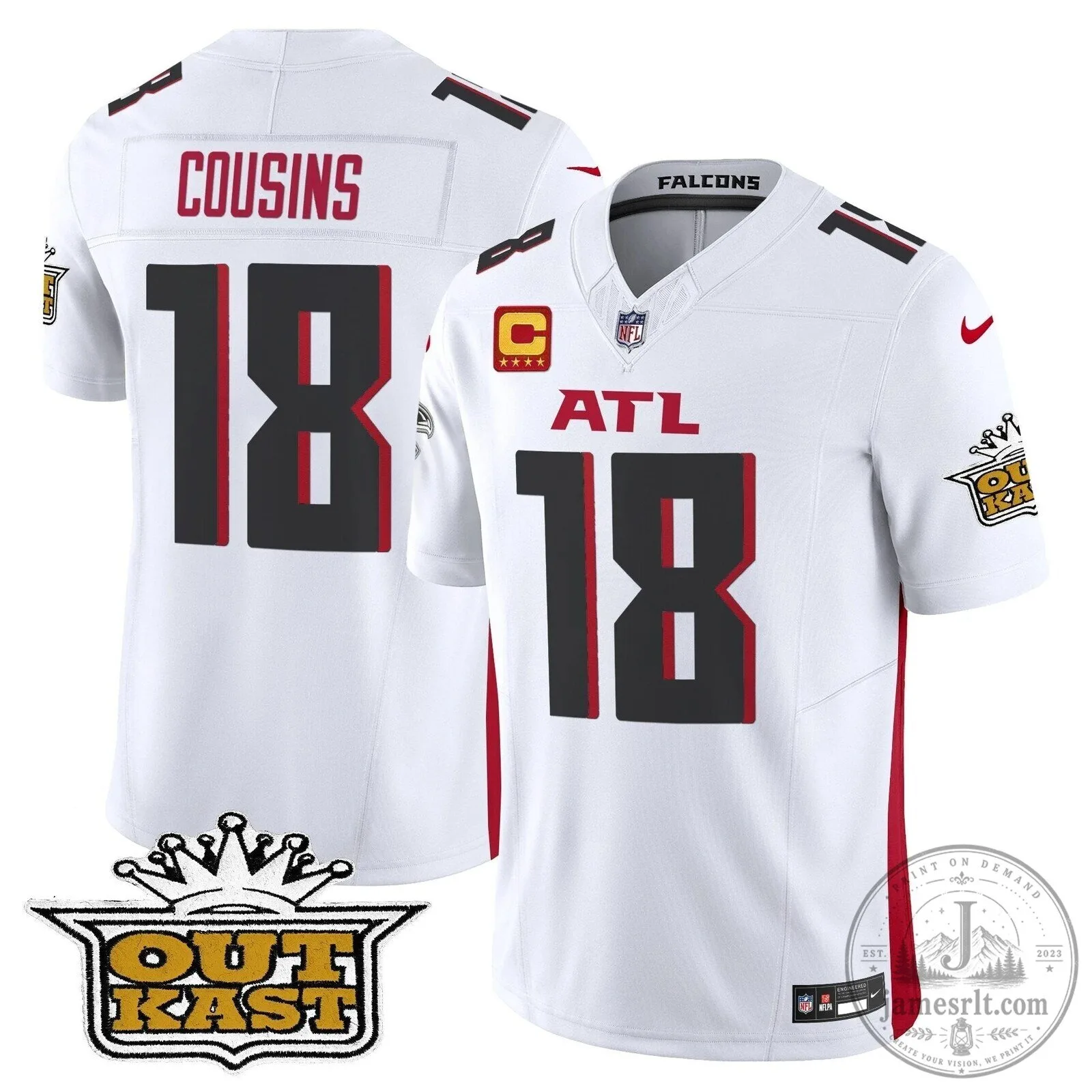 Atlanta Falcons Kirk Cousins 18 Vapor Limited Football Jersey 65 Atlanta Falcons Kirk Cousins 18 Vapor Limited Football Jersey
