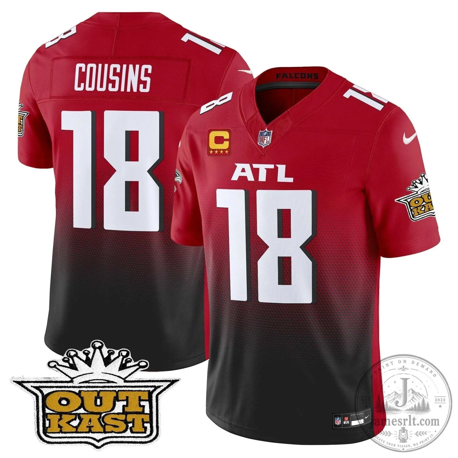 Atlanta Falcons Kirk Cousins 18 Vapor Limited Football Jersey 75 Atlanta Falcons Kirk Cousins 18 Vapor Limited Football Jersey