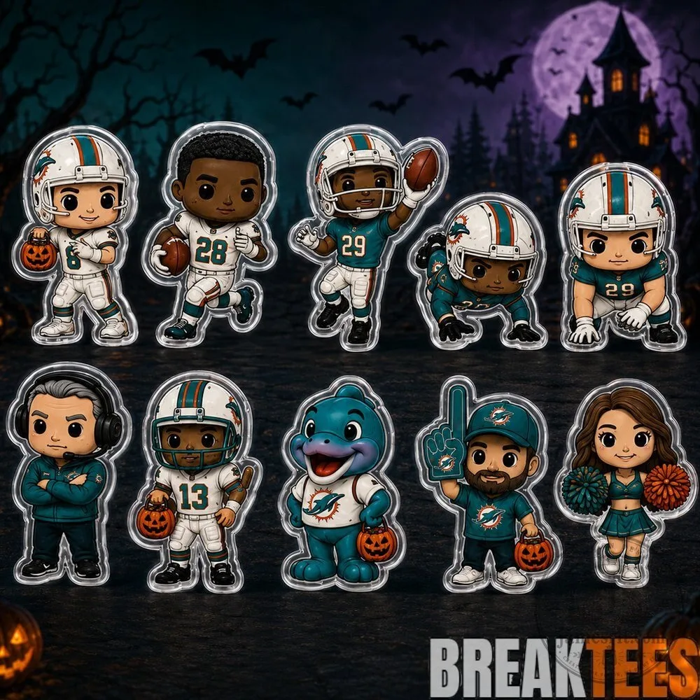 Miami Dolphins 60th Anniversary Halloween Advent Calendar 1966-2026 Football Fan Gift 3 Miami Dolphins 60th Anniversary Halloween Advent Calendar 1966-2026 Football Fan Gift