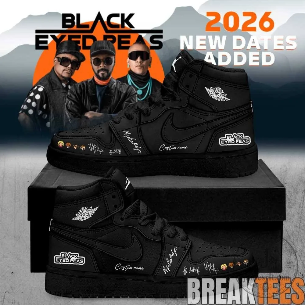 Black Eyed Peas 2026 Tour Custom Air Jordan 1 Shoes