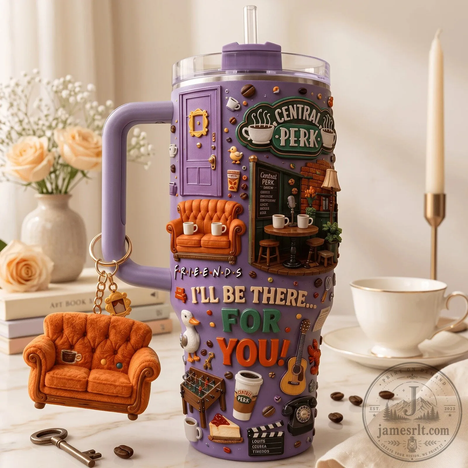 Friends Central Perk I'll Be There For You TV Show Tumbler 5 Friends Central Perk I