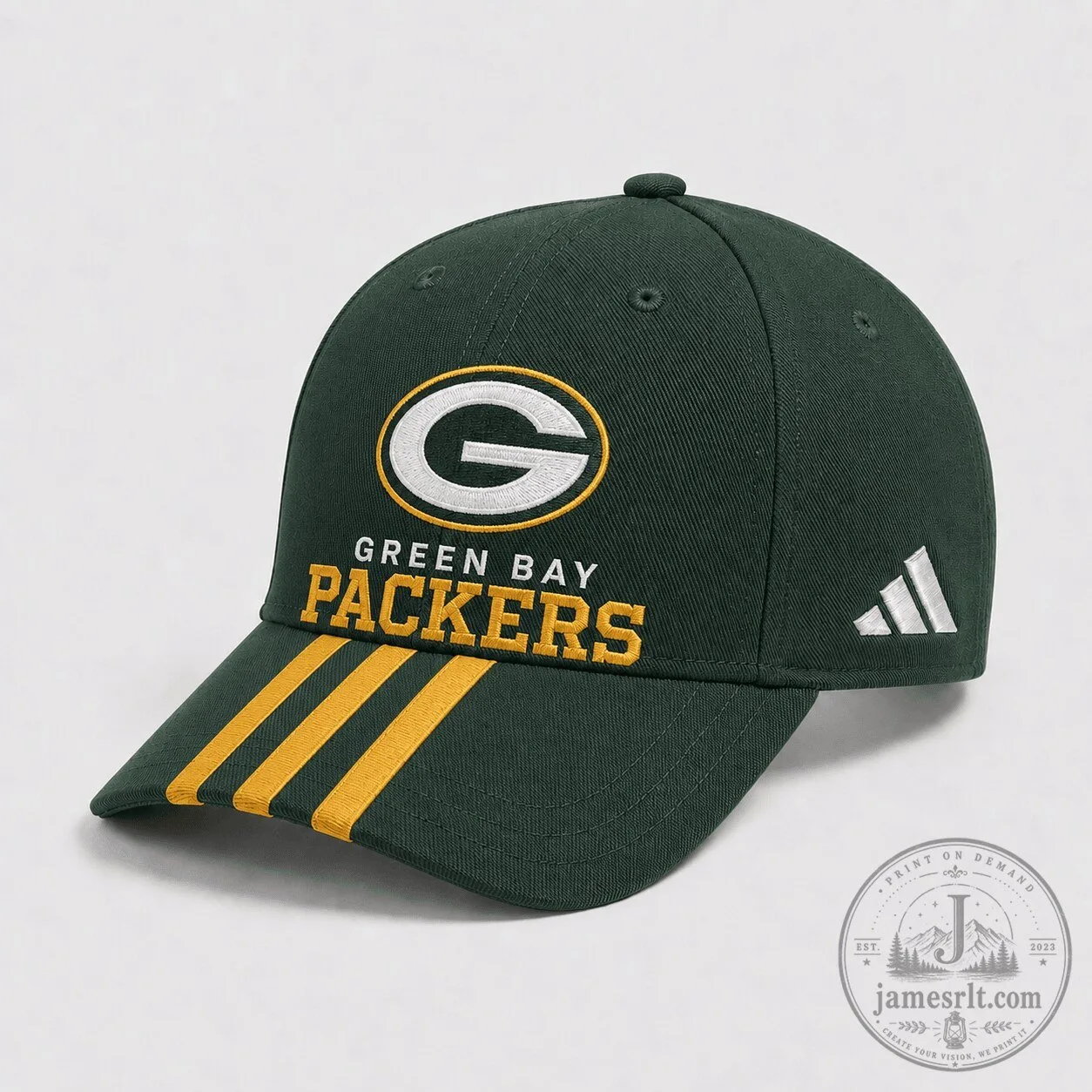 Green Bay Packers National Football League Triple Stripe Cap Hat