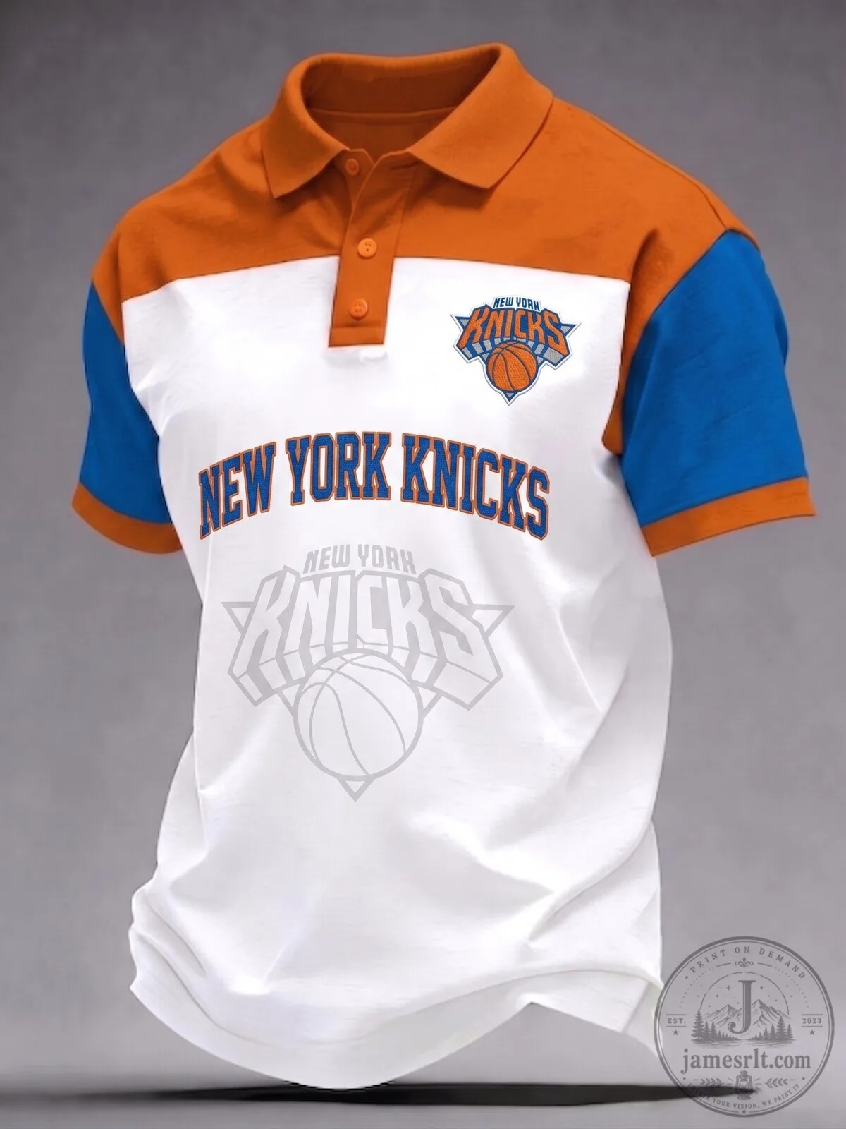 New York Knicks Basketball Fan Shirt Men's Polo Shirt