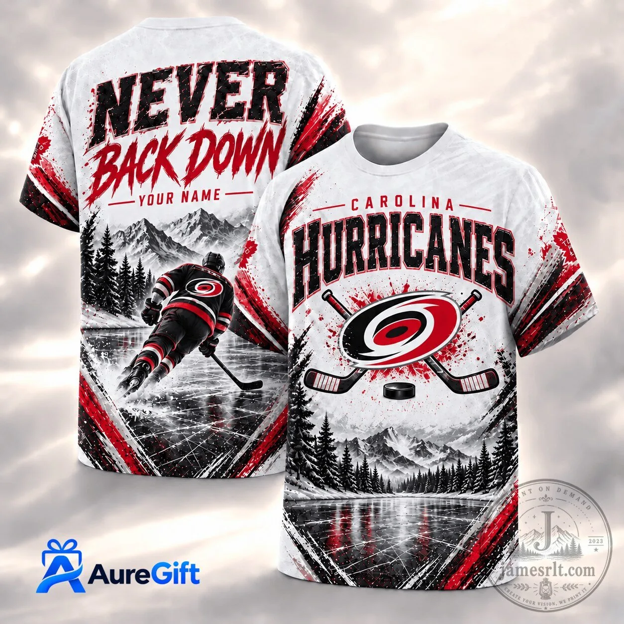 Carolina Hurricanes Hockey 1D Fan T-Shirt for Men and Women