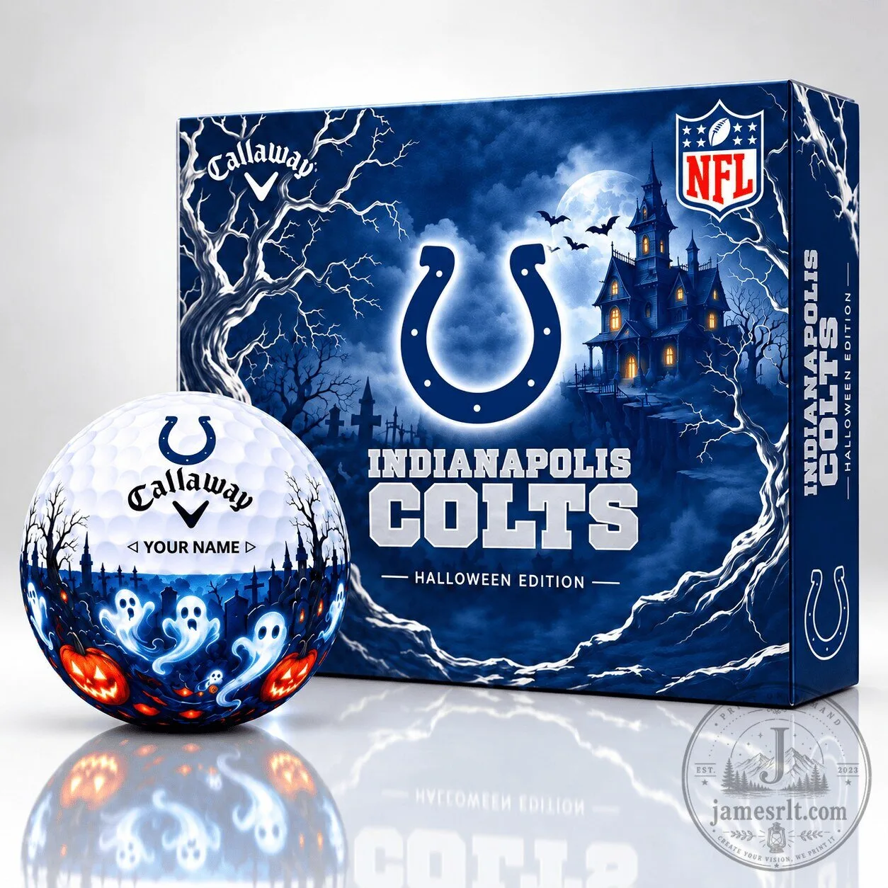 Indianapolis Colts Halloween Edition Callaway Golf Ball