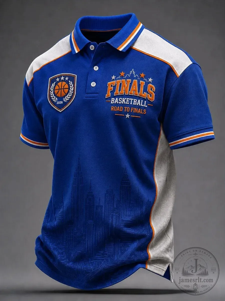 Basketball Fan Shirt Finals Road To Finals 2026 Polo Shirt