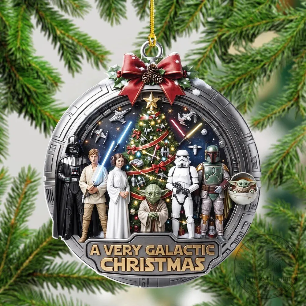 Star Wars A Very Galactic Christmas Holiday Tree Ornament Decoration