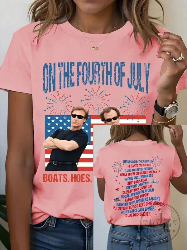 On The Fourth Of July Funny Will Ferrell Boating Song T-Shirt 23 On The Fourth Of July Funny Will Ferrell Boating Song T-Shirt