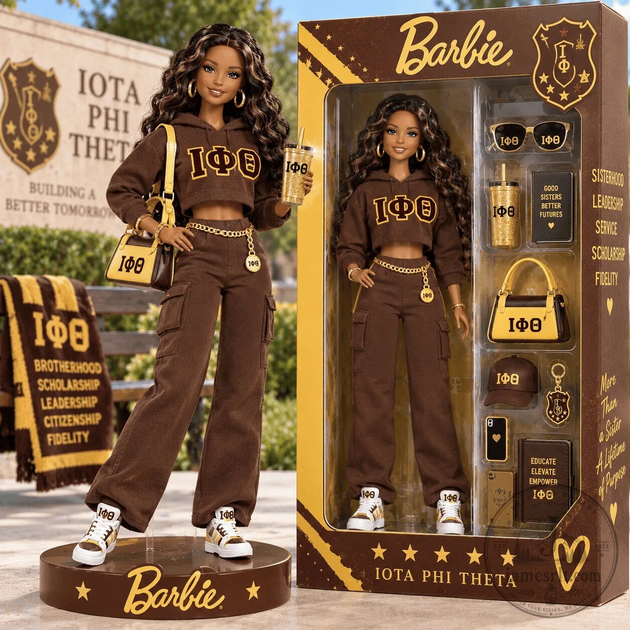 Barbie Iota Phi Theta Sorority Doll Collector Edition with Accessories