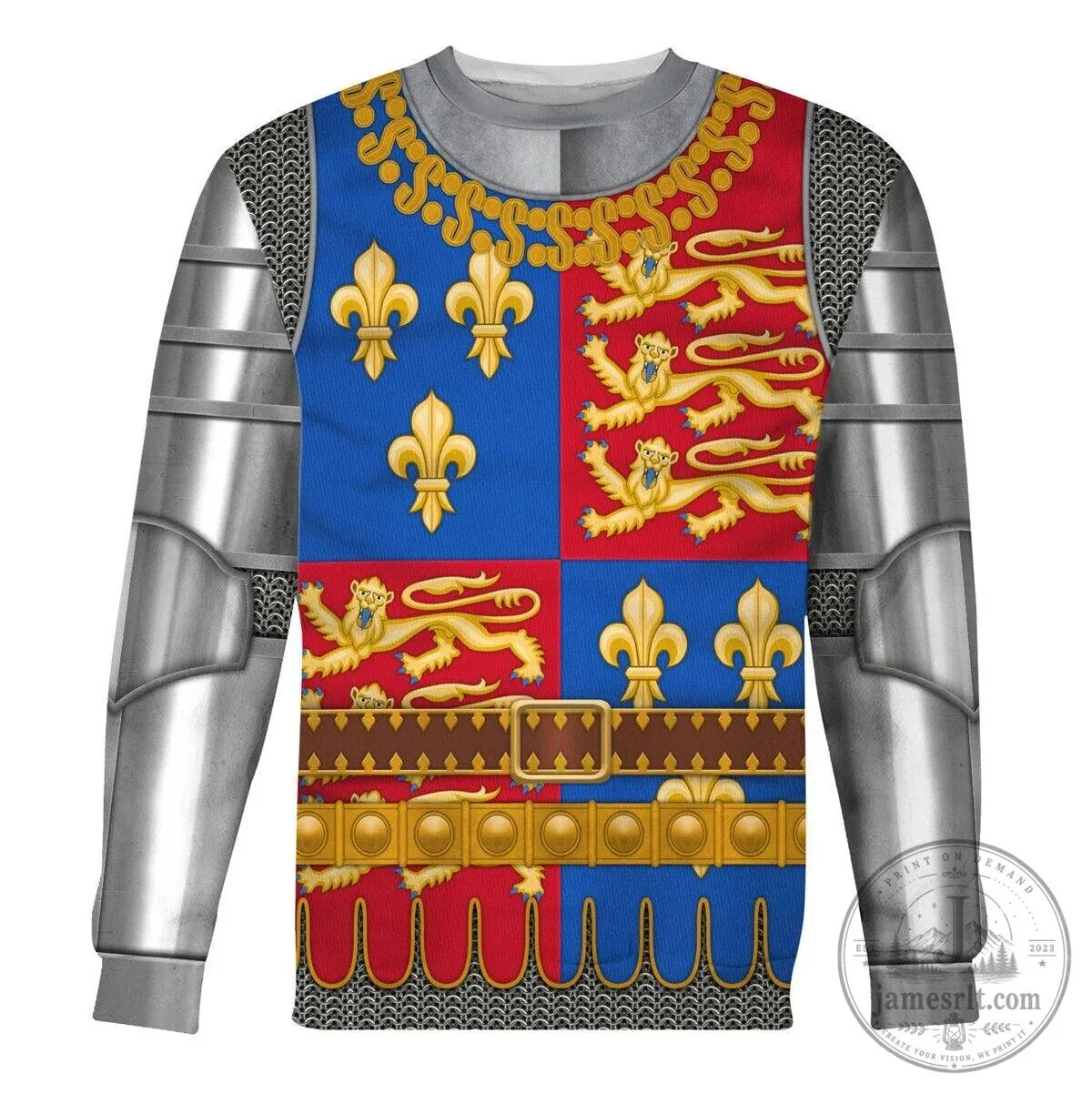 Henry V Amour Knights Costume Medieval Knight Suit of Armor Hoodie 14 Henry V Amour Knights Costume Medieval Knight Suit of Armor Hoodie