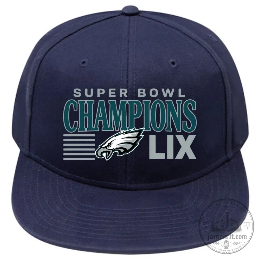 Super Bowl LIX Champions Hat Snapback - Philadelphia Eagles 6 Super Bowl LIX Champions Hat Snapback - Philadelphia Eagles