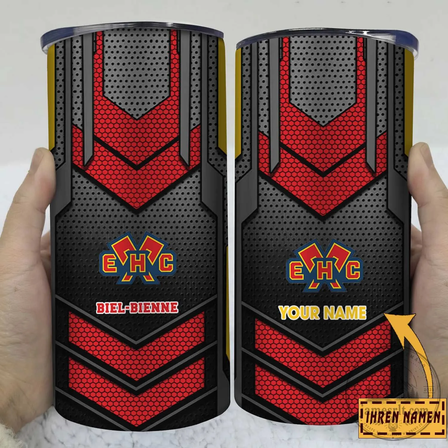 EHC Biel-Bienne Ice Hockey Team Fan Art Tumbler