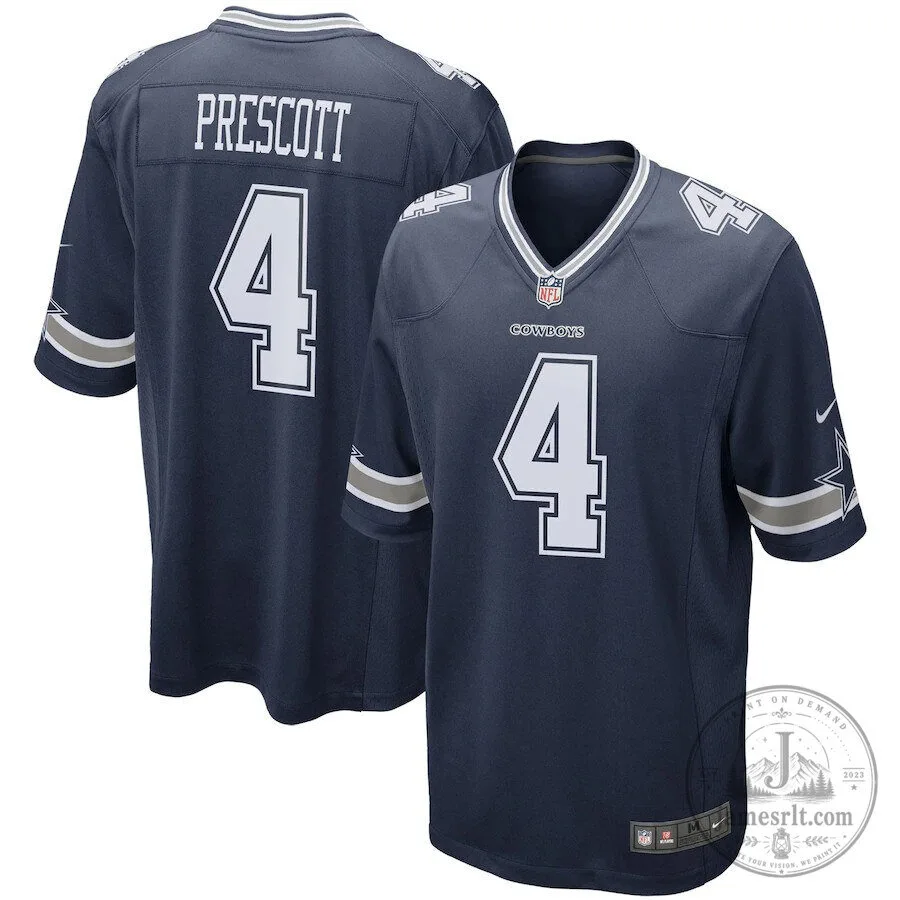Dak Prescott Dallas Cowboys White Football Jersey 11 Dak Prescott Dallas Cowboys White Football Jersey