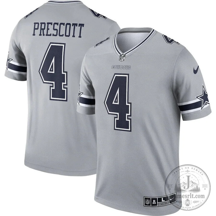 Dak Prescott Dallas Cowboys White Football Jersey 13 Dak Prescott Dallas Cowboys White Football Jersey
