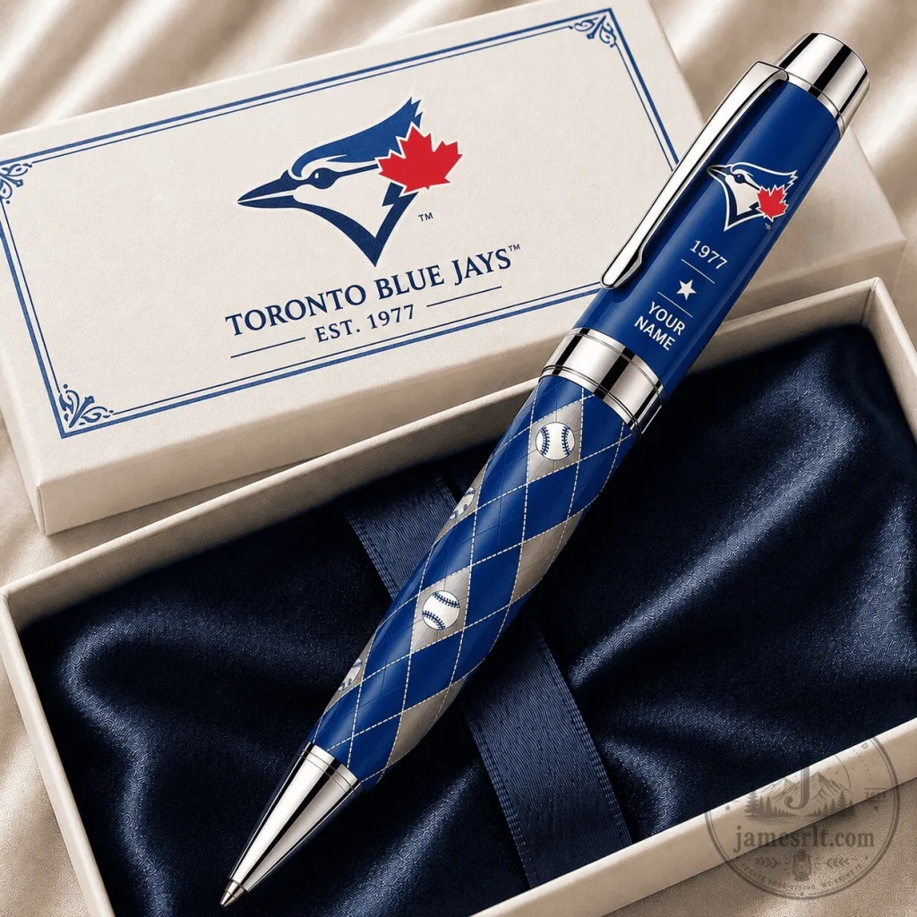 Toronto Blue Jays MLB Personalized Ballpoint Pen with Baseball Design Toronto Blue Jays MLB Personalized Ballpoint Pen with Baseball Design