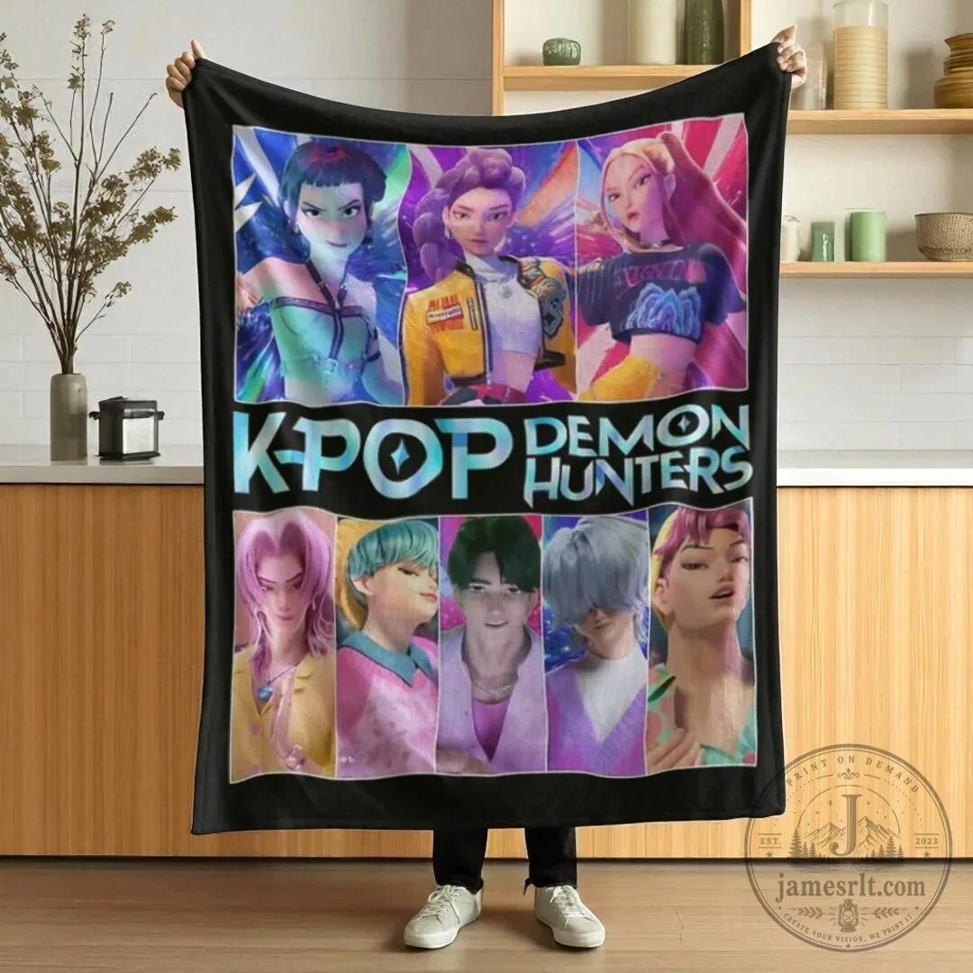 K-Pop Demon Hunters Animated Series Fleece Blanket