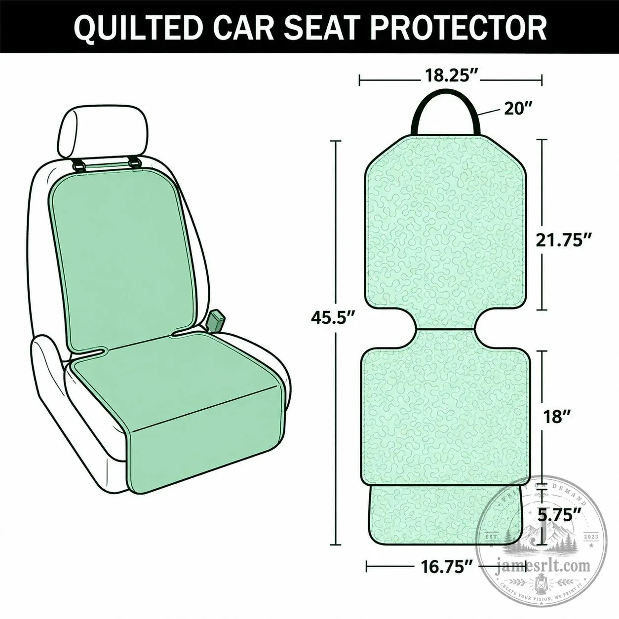 Christmas Nutcracker Family Quilted Car Seat Protector Cover 6 Christmas Nutcracker Family Quilted Car Seat Protector Cover