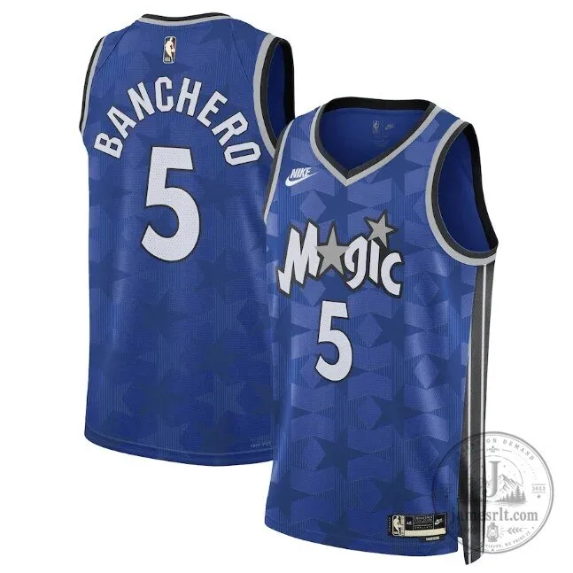 Paolo Banchero Orlando Magic Classic Edition Blue Basketball Jersey