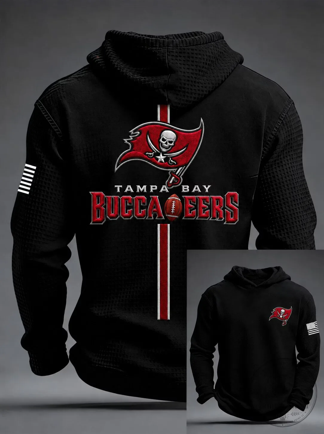 Tampa Bay Buccaneers Football Team Logo Black Hoodie