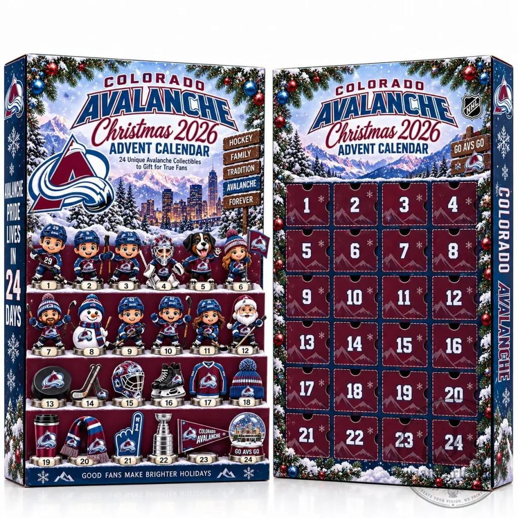 Colorado Avalanche NHL Christmas 2026 Advent Calendar Box Colorado Avalanche NHL Christmas 2026 Advent Calendar Box