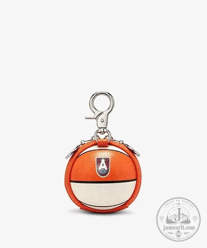 WNBA Atlanta Dream Basketball Mini Pouch Keychain